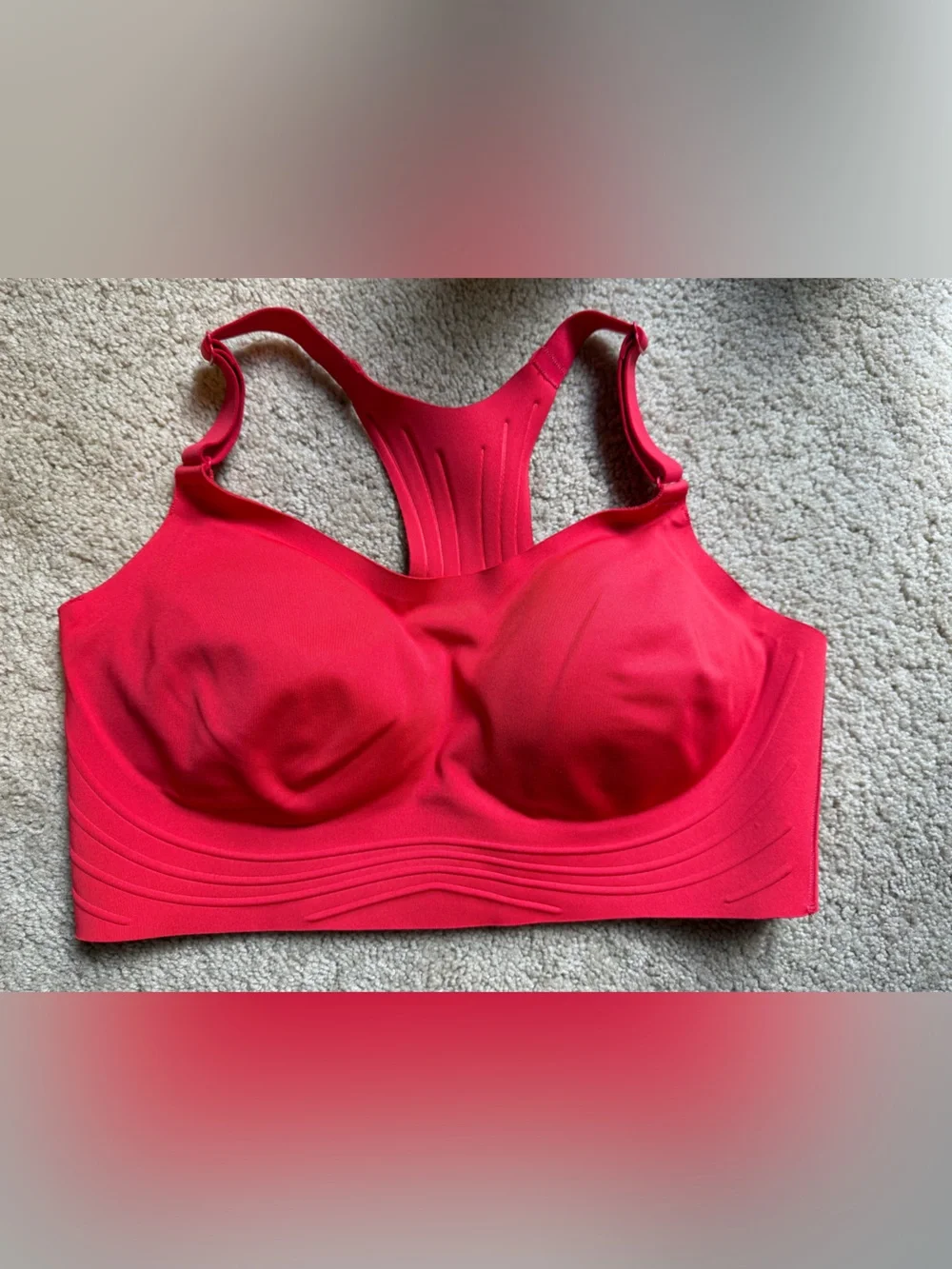 all in motion Red Padded Racerback Sports Bra